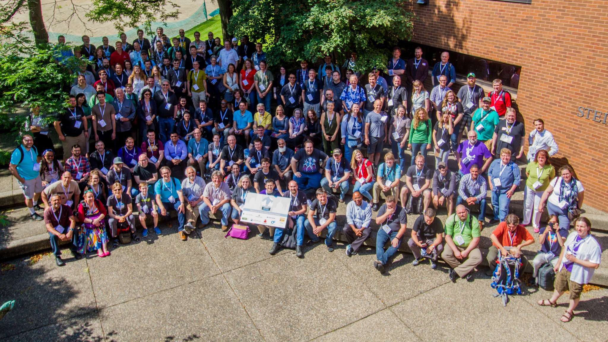 Group photo of attendees from 2016 Twin Cities Drupal Camp