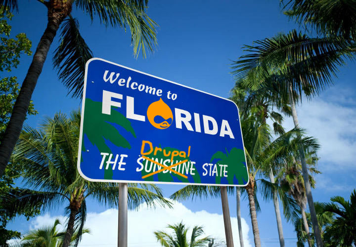 Welcome to Florida, the Drupal state
