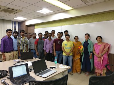 Group photo at DrupalGTD with Unimity Solutions in Chennai
