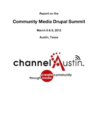 Report on Community Media Drupal Summit