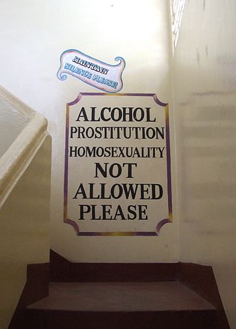 Image banning Homosexuality in Kenya