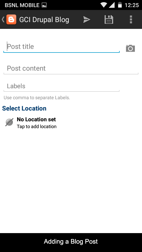 Add a blog post