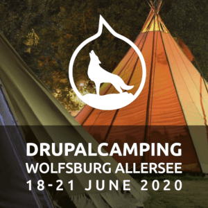 Stickermotiv DrupalCamping 2020