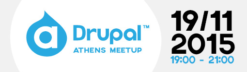 Drupal Athens Meetup banner
