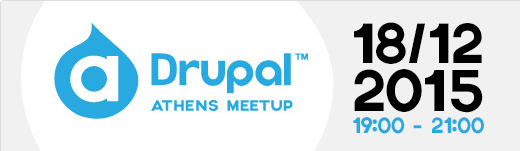 Drupal Athens meetup banner