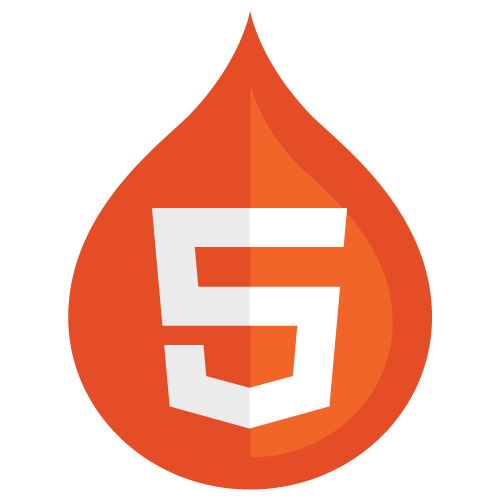 html5+drupal logo