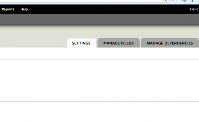 manage fields