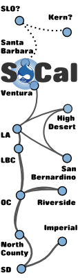 Southern California Map