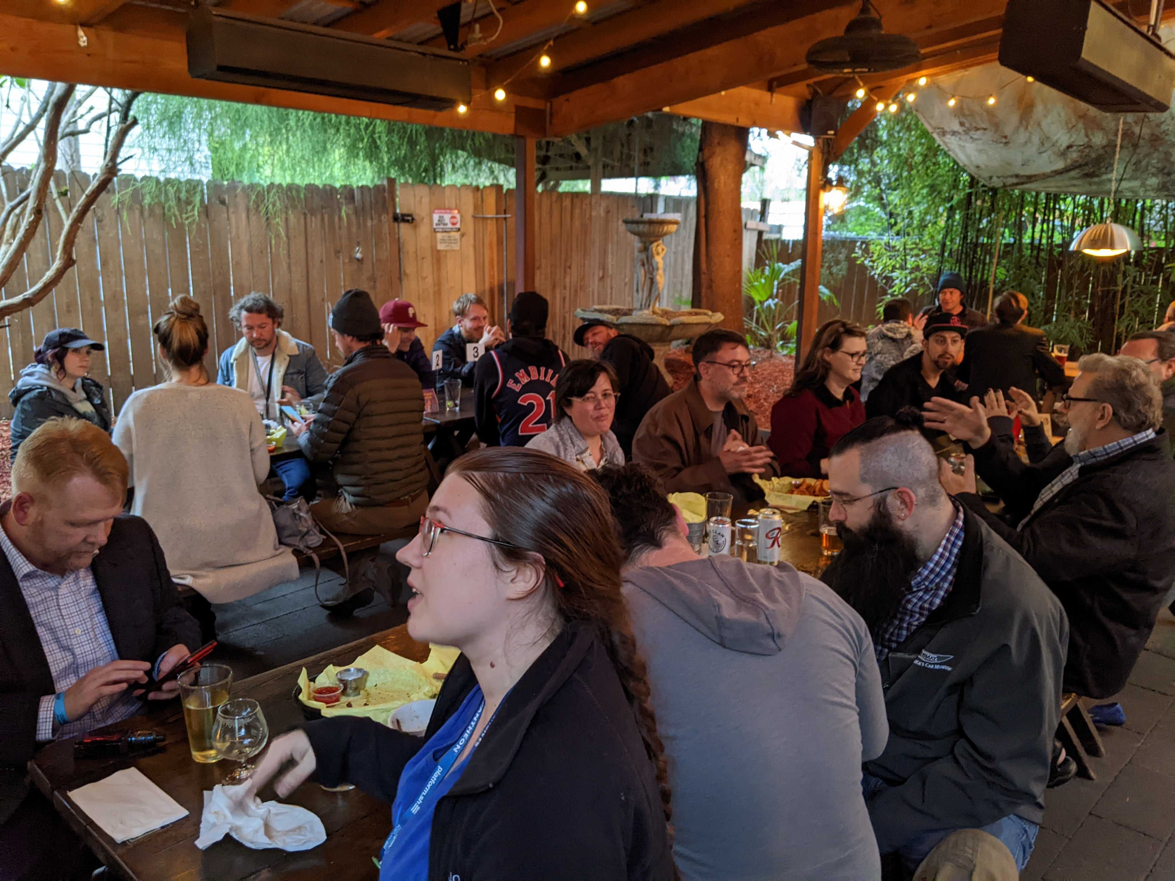 Portland Drupal meetup at the Rambler during DrupalCon 2022