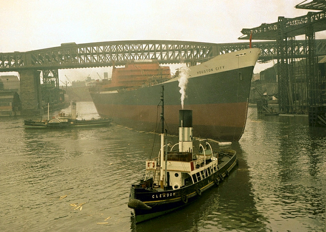 Launch of the cargo ship Houston City