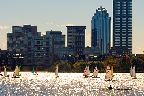 Sailing on the Charles River. Photo by Dries Buytaert, used under the Creative Commons Attribution-NonCommercial-ShareAlike license.